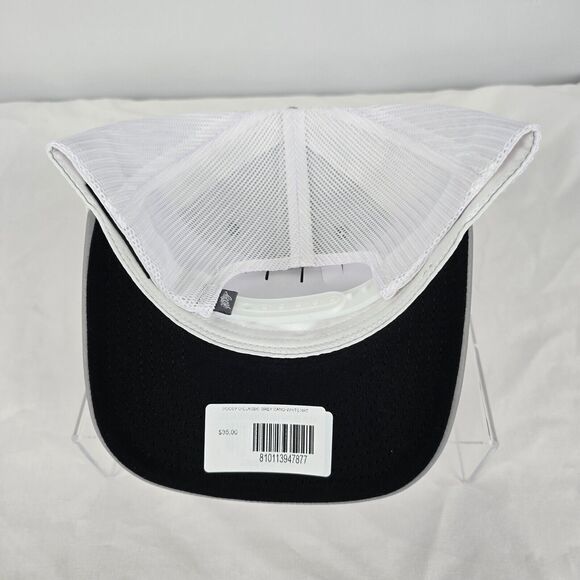 Hooey Trucker Hat O Classic Grey Camo White 2309T-GYWH Snapback Mid Profile NWT - Picture 7 of 12